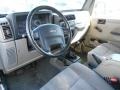 2005 Jeep Wrangler Khaki Interior Prime Interior Photo