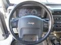2005 Jeep Wrangler Khaki Interior Steering Wheel Photo