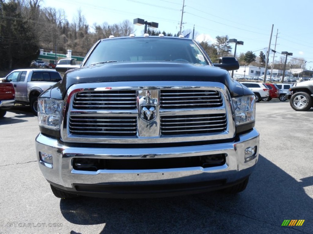 2012 Ram 3500 HD Big Horn Crew Cab 4x4 Dually - Black / Dark Slate/Medium Graystone photo #2