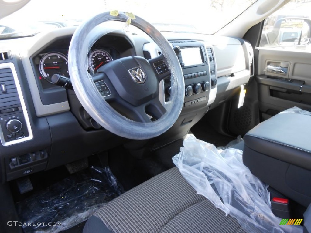 2012 Ram 3500 HD Big Horn Crew Cab 4x4 Dually - Black / Dark Slate/Medium Graystone photo #9