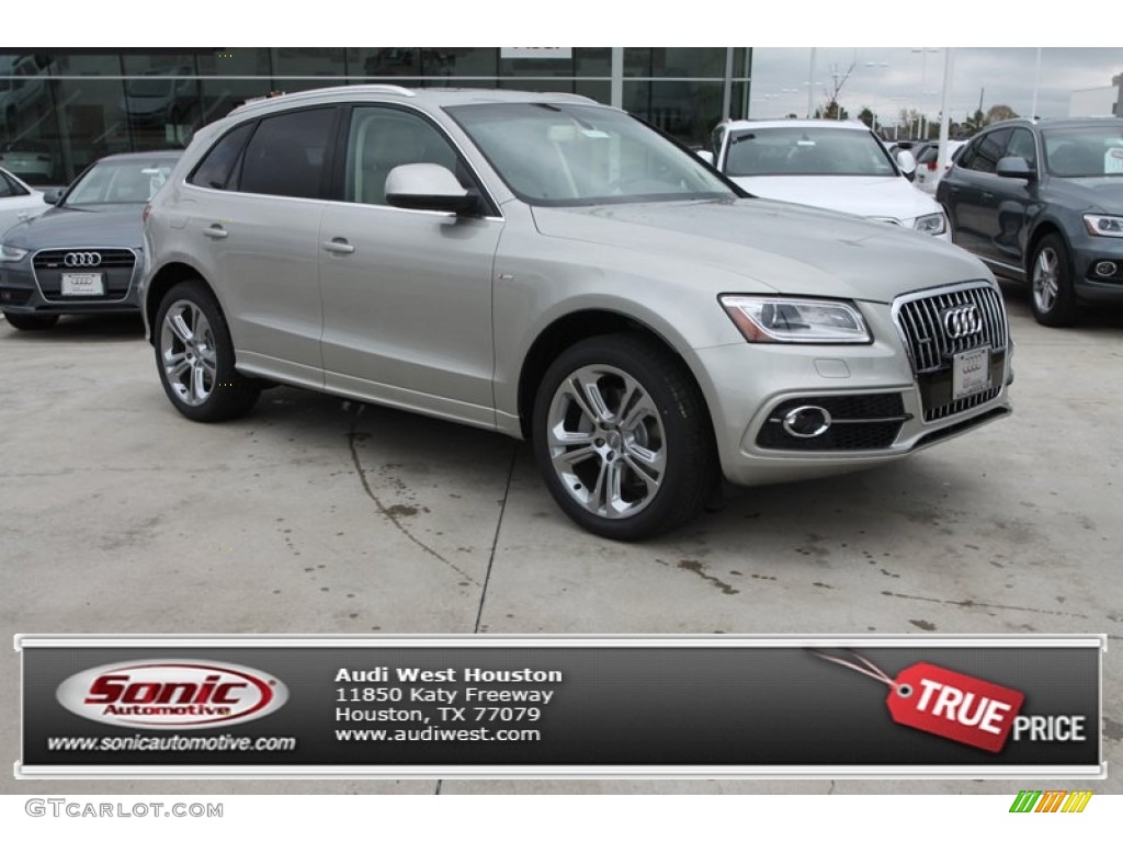 2013 Q5 3.0 TFSI quattro - Cuvee Silver Metallic / Pistachio Beige photo #1