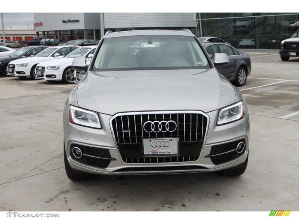 2013 Q5 3.0 TFSI quattro - Cuvee Silver Metallic / Pistachio Beige photo #2