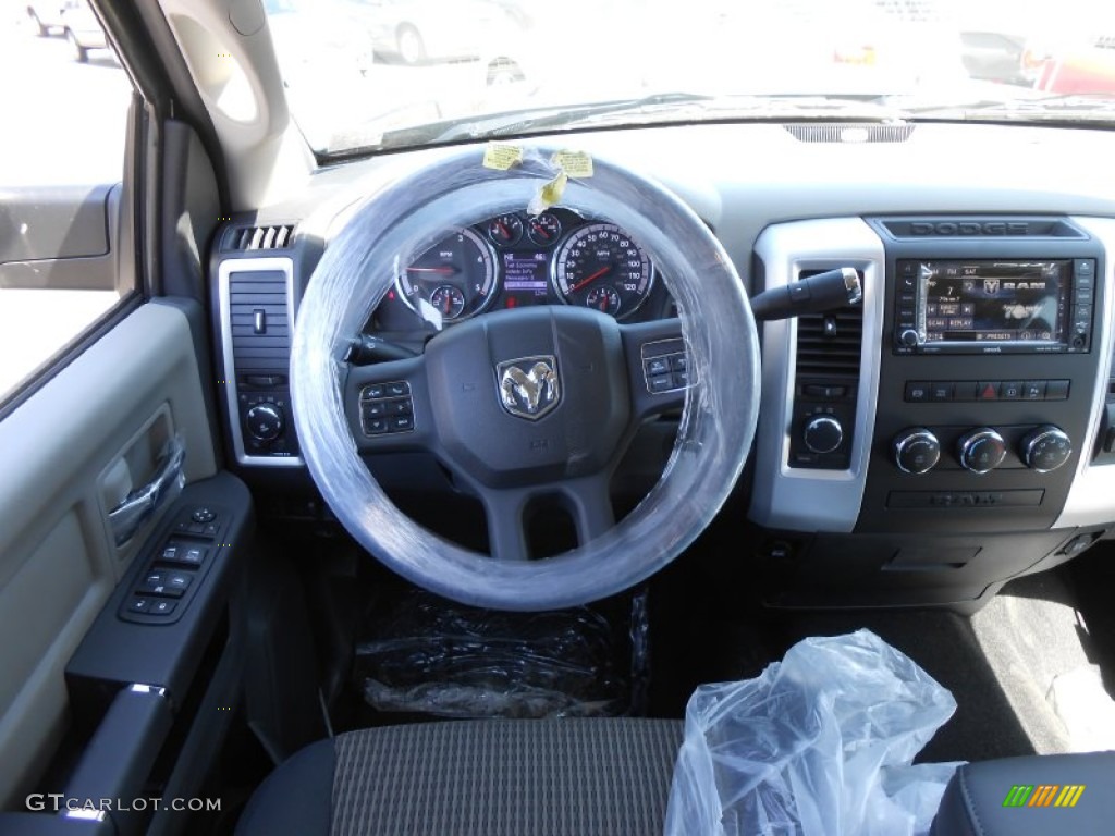 2012 Ram 3500 HD Big Horn Crew Cab 4x4 Dually - Black / Dark Slate/Medium Graystone photo #19