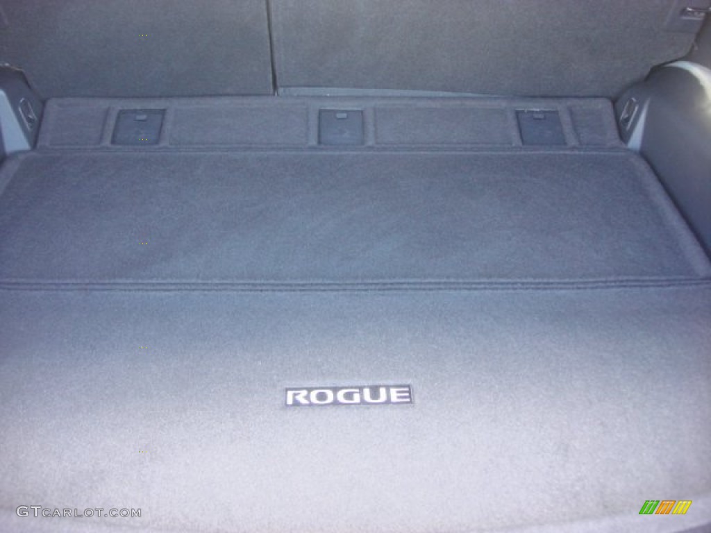 2012 Rogue S AWD - Platinum Graphite / Black photo #11