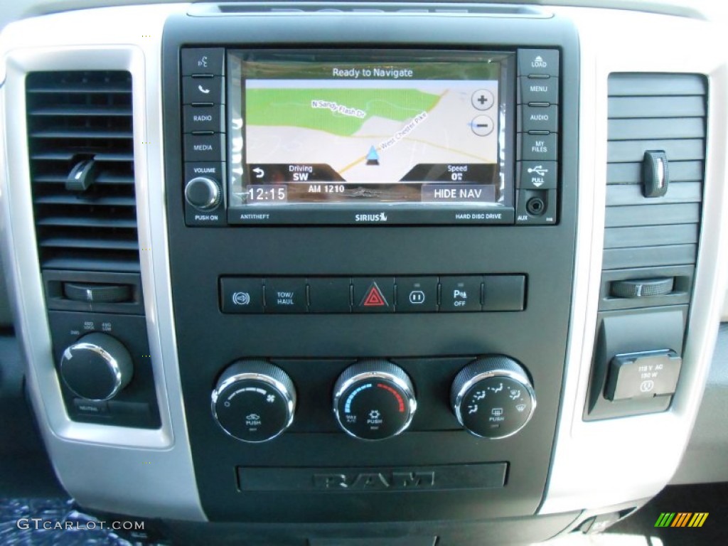 2012 Ram 3500 HD Big Horn Crew Cab 4x4 Dually - Black / Dark Slate/Medium Graystone photo #23