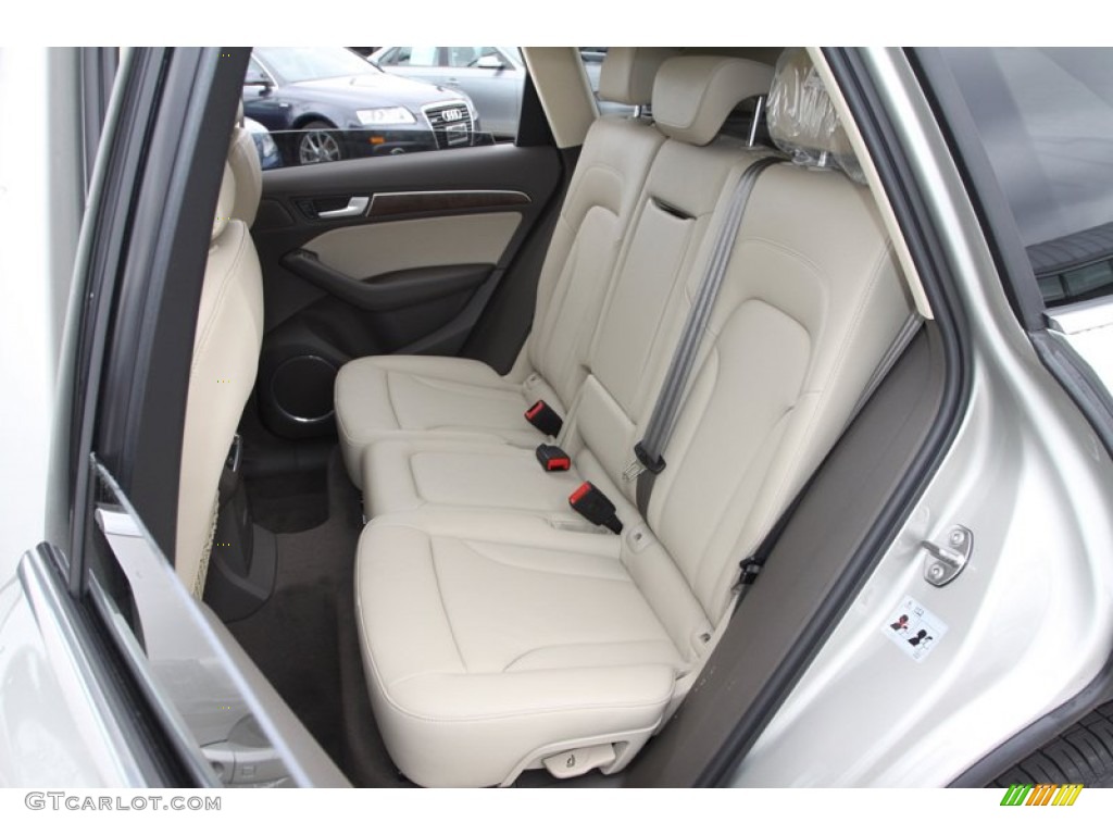 Pistachio Beige Interior 2013 Audi Q5 3.0 TFSI quattro Photo #78650992
