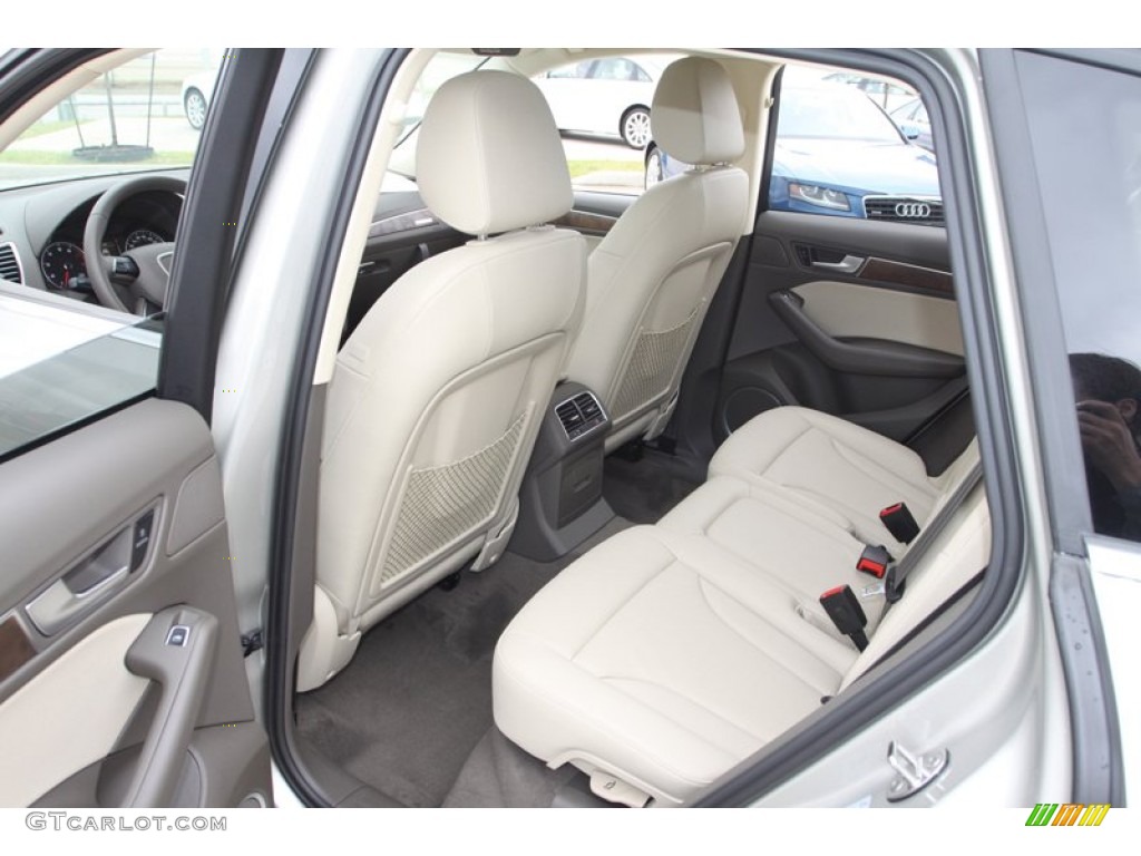 Pistachio Beige Interior 2013 Audi Q5 3.0 TFSI quattro Photo #78651010