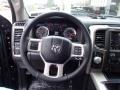 Black 2013 Ram 1500 Laramie Quad Cab 4x4 Steering Wheel