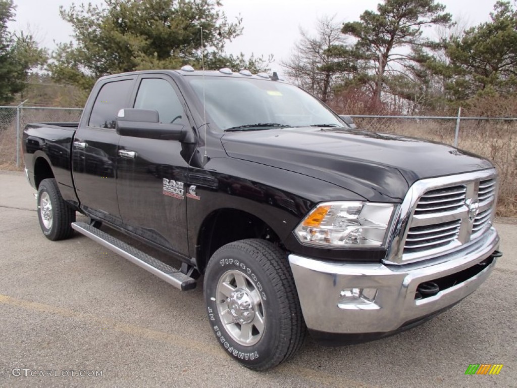 Black 2013 Ram 2500 Big Horn Crew Cab 4x4 Exterior Photo #78651619