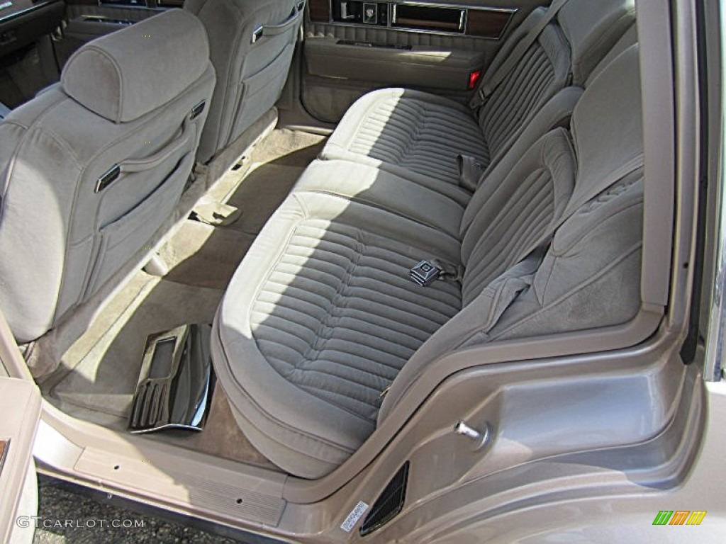 Beige Interior 1990 Oldsmobile Ninety-Eight Regency Sedan Photo #78651643