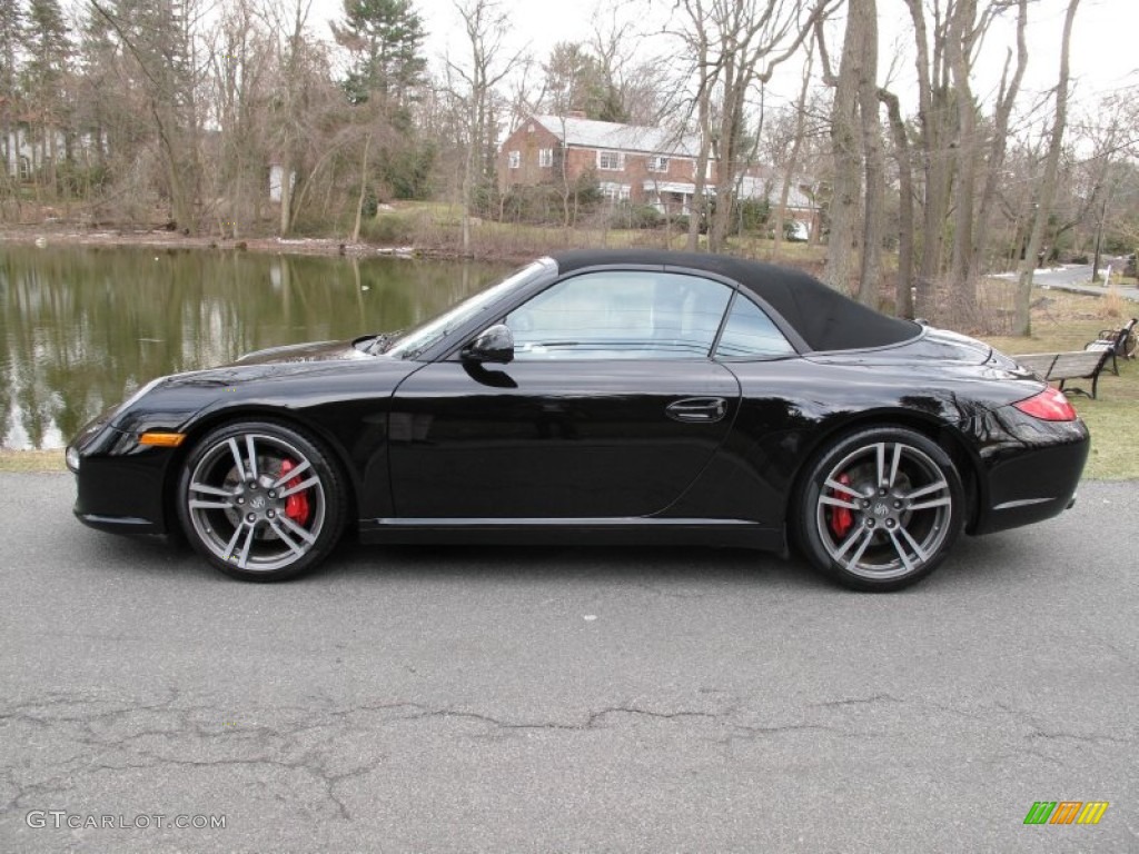 2012 911 Carrera S Cabriolet - Black / Black photo #3