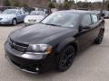 Black 2013 Dodge Avenger SXT Blacktop Exterior