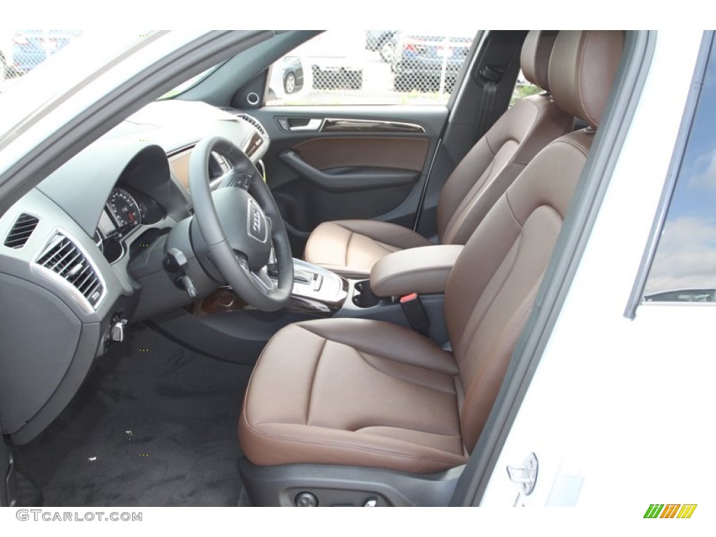 Chestnut Brown Interior 2013 Audi Q5 2.0 TFSI quattro Photo #78652115