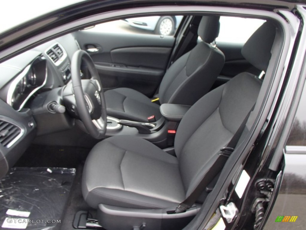 Black Interior 2013 Dodge Avenger SXT Blacktop Photo #78652177