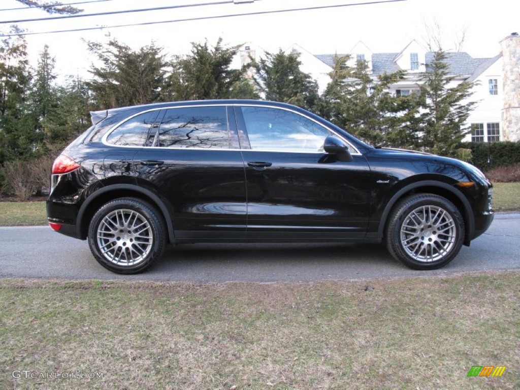 Black 2013 Porsche Cayenne Diesel Exterior Photo #78652186