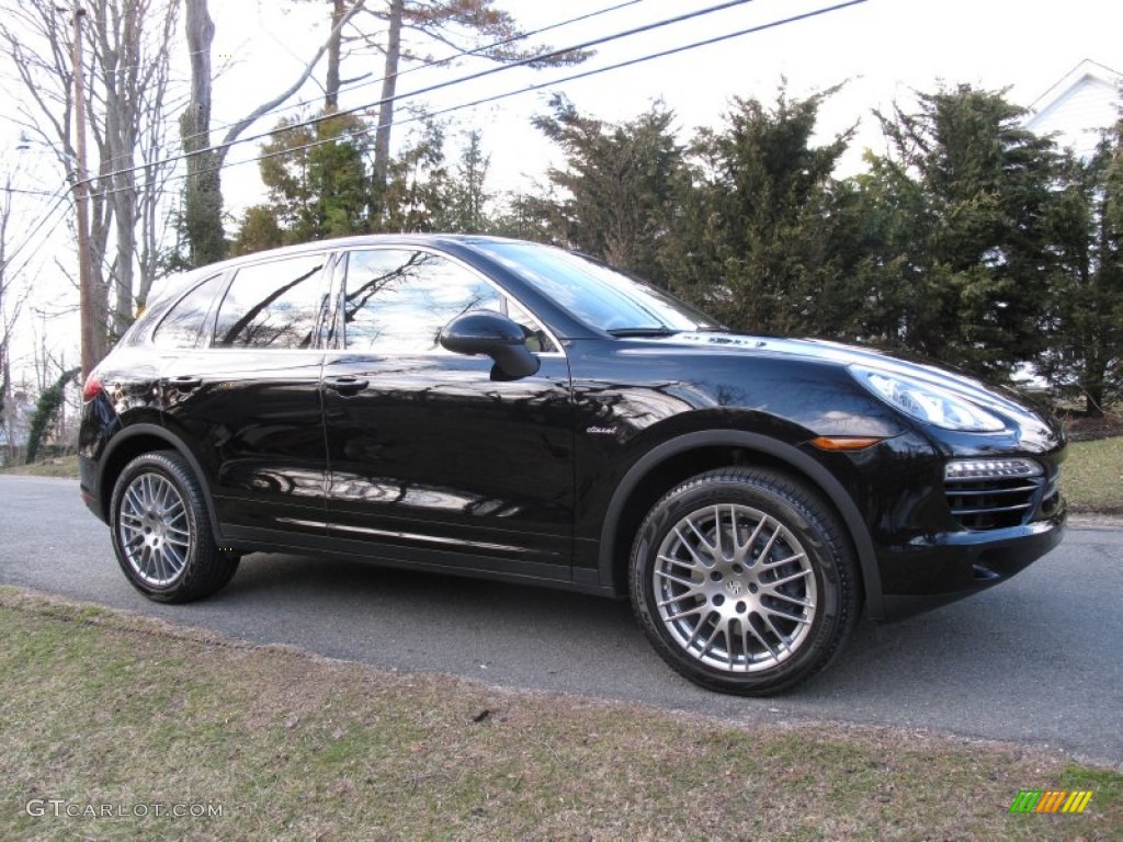 Black 2013 Porsche Cayenne Diesel Exterior Photo #78652210