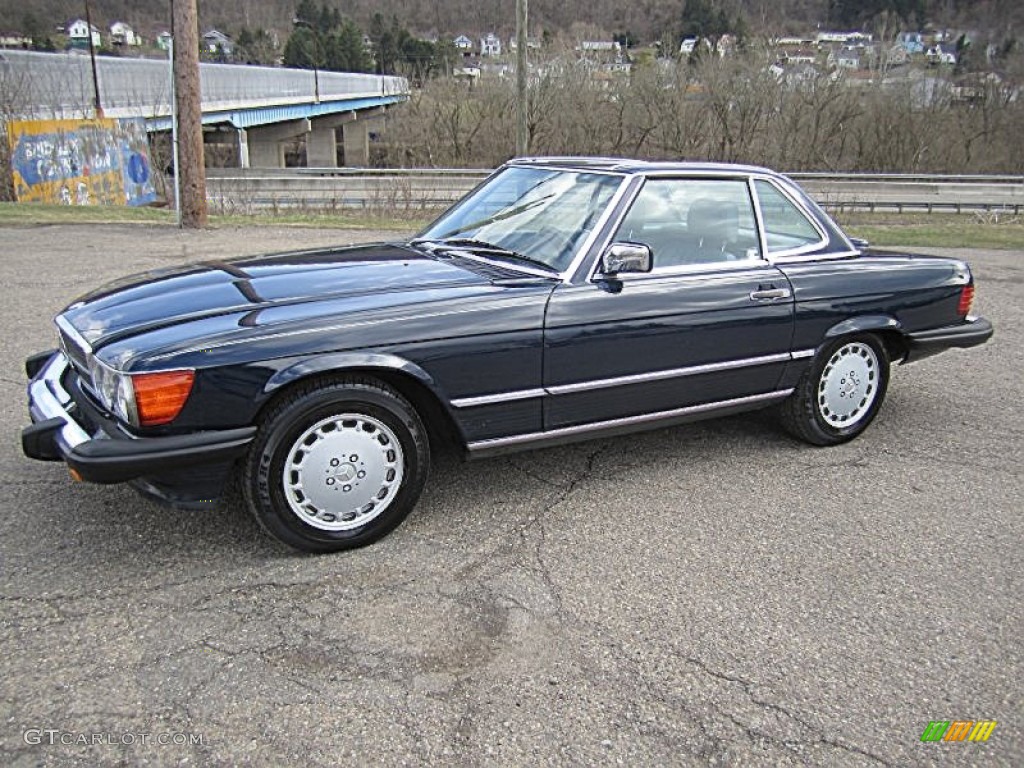 Anthracite Grey Metallic 1988 Mercedes-Benz SL Class 560 SL Roadster Exterior Photo #78652306