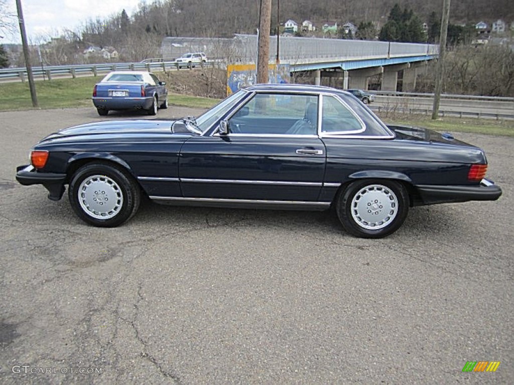 Anthracite Grey Metallic 1988 Mercedes-Benz SL Class 560 SL Roadster Exterior Photo #78652335