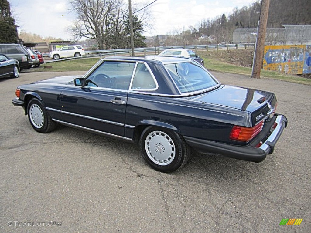 Anthracite Grey Metallic 1988 Mercedes-Benz SL Class 560 SL Roadster Exterior Photo #78652364