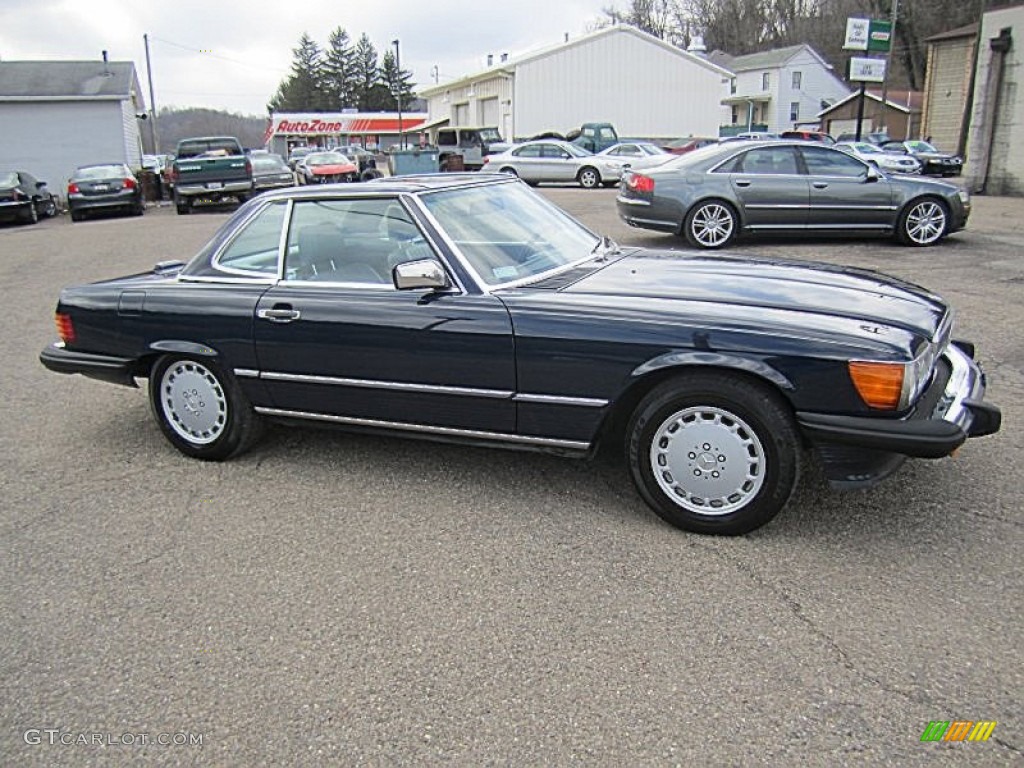 Anthracite Grey Metallic 1988 Mercedes-Benz SL Class 560 SL Roadster Exterior Photo #78652547