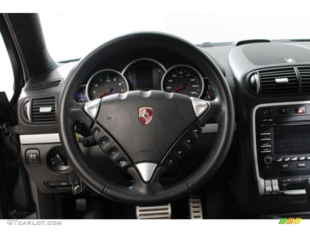 2009 Porsche Cayenne GTS Black w/Alcantara Steering Wheel Photo #78652630