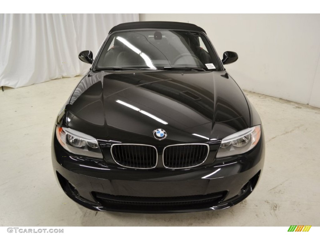 2013 1 Series 128i Convertible - Jet Black / Black photo #4