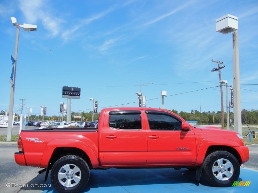 Radiant Red 2008 Toyota Tacoma V6 TRD Sport Double Cab 4x4 Exterior Photo #78652870