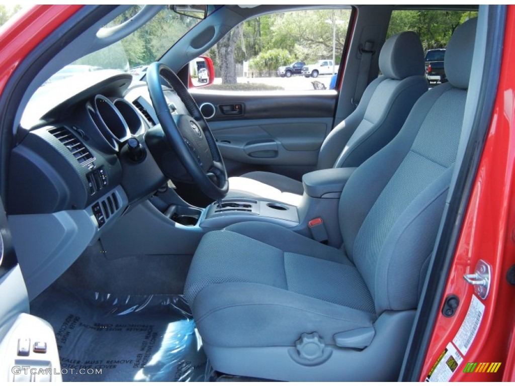 Graphite Gray Interior 2008 Toyota Tacoma V6 TRD Sport Double Cab 4x4 Photo #78652987