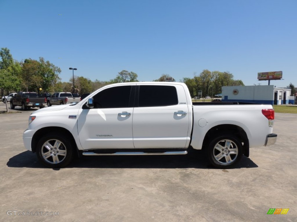 Super White 2010 Toyota Tundra Limited CrewMax 4x4 Exterior Photo #78653466
