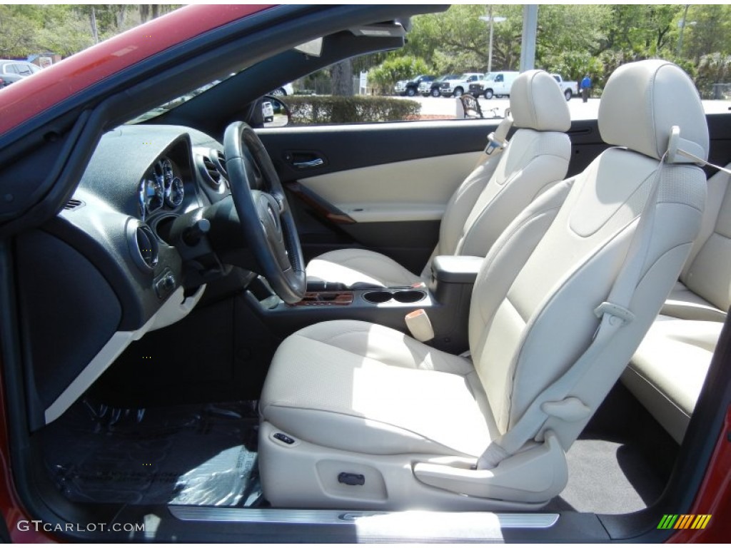 Light Taupe Interior 2007 Pontiac G6 GT Convertible Photo #78653546