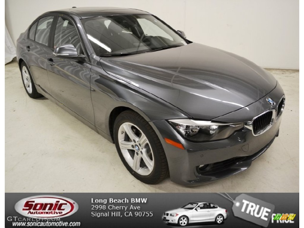 2013 3 Series 328i Sedan - Mineral Grey Metallic / Black photo #1