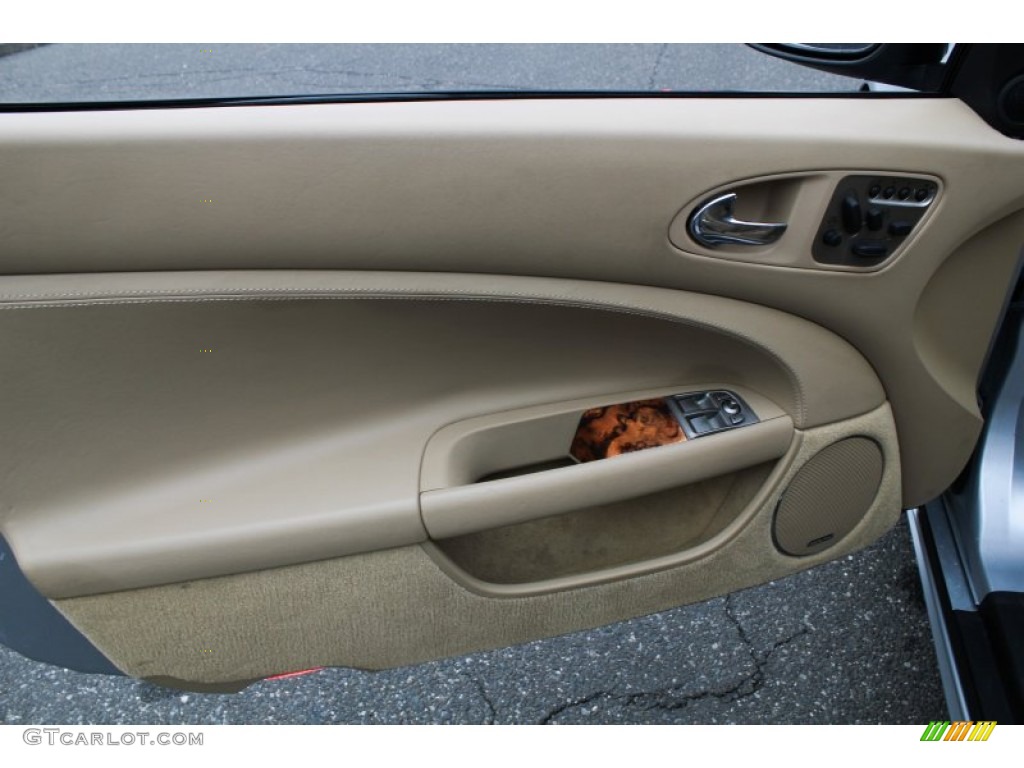 2009 Jaguar XK XK8 Convertible Caramel Door Panel Photo #78653743