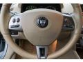 2009 Jaguar XK Caramel Interior Steering Wheel Photo