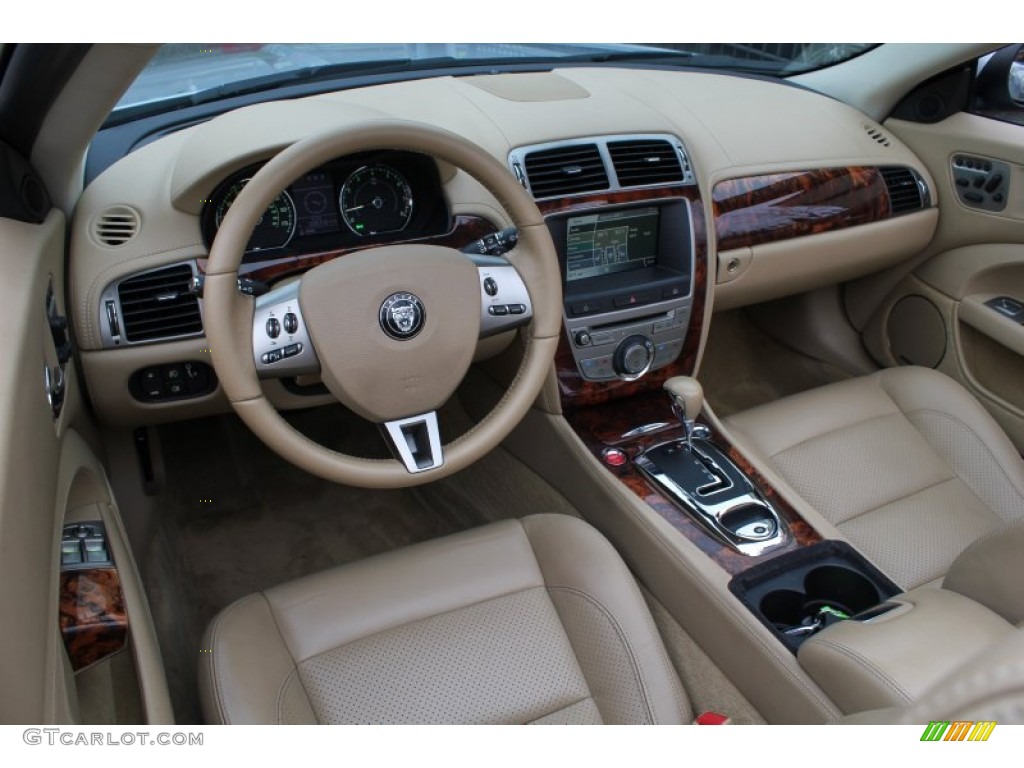 Caramel Interior 2009 Jaguar XK XK8 Convertible Photo #78653909