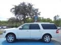 2013 White Platinum Tri-Coat Ford Expedition EL Limited  photo #2