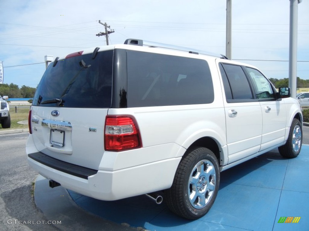 White Platinum Tri-Coat 2013 Ford Expedition EL Limited Exterior Photo #78654234