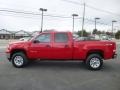 Fire Red - Sierra 3500HD Work Truck Crew Cab 4x4 Photo No. 4