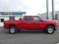 Fire Red - Sierra 3500HD Work Truck Crew Cab 4x4 Photo No. 8