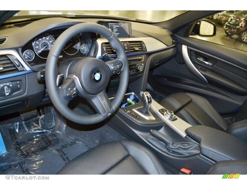 Black Interior 2013 BMW 3 Series 335i Sedan Photo #78654560
