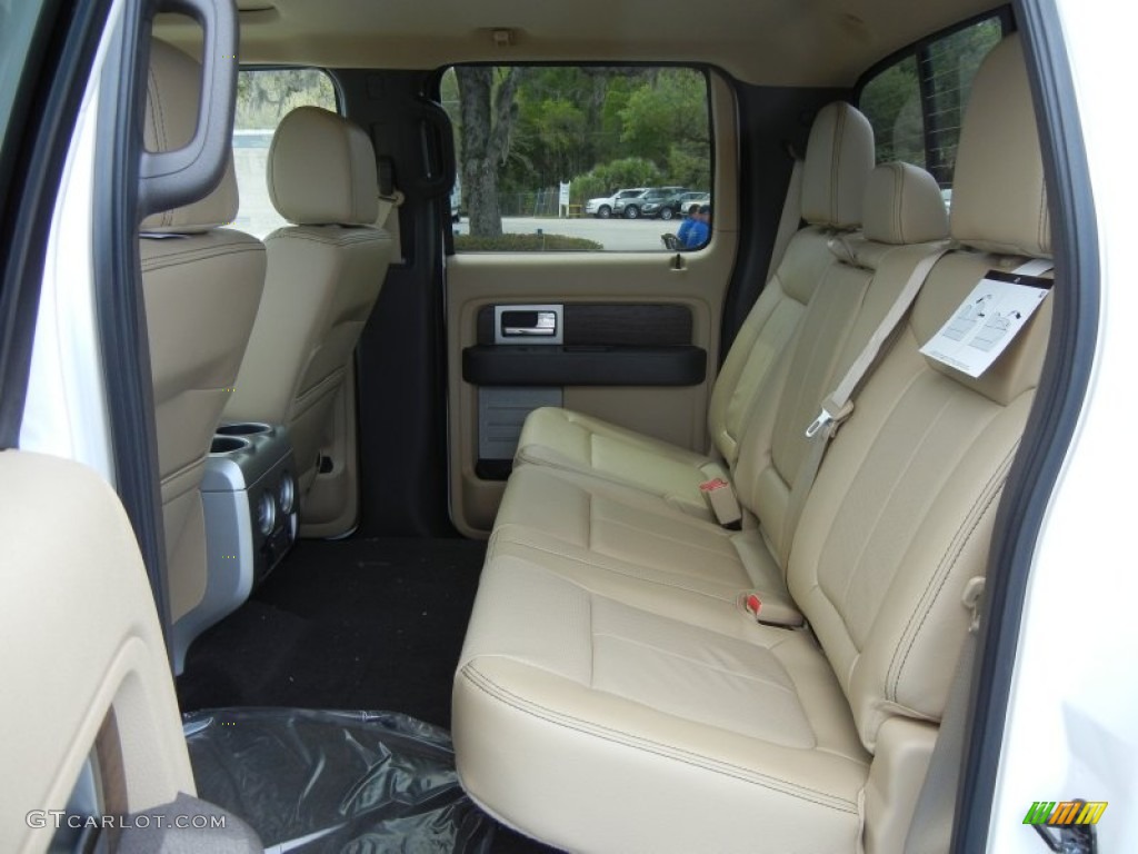 2013 Ford F150 Lariat SuperCrew 4x4 Rear Seat Photo #78654619