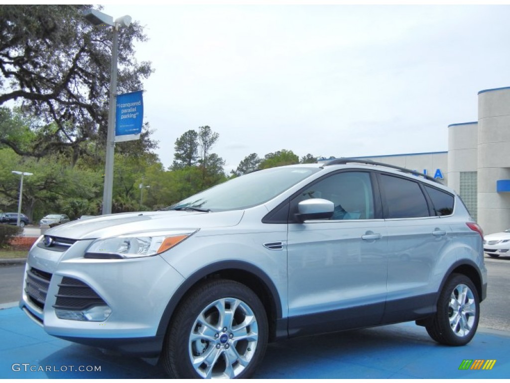 2013 Escape SE 1.6L EcoBoost - Ingot Silver Metallic / Medium Light Stone photo #1