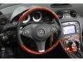 Black 2009 Mercedes-Benz SL 550 Roadster Steering Wheel