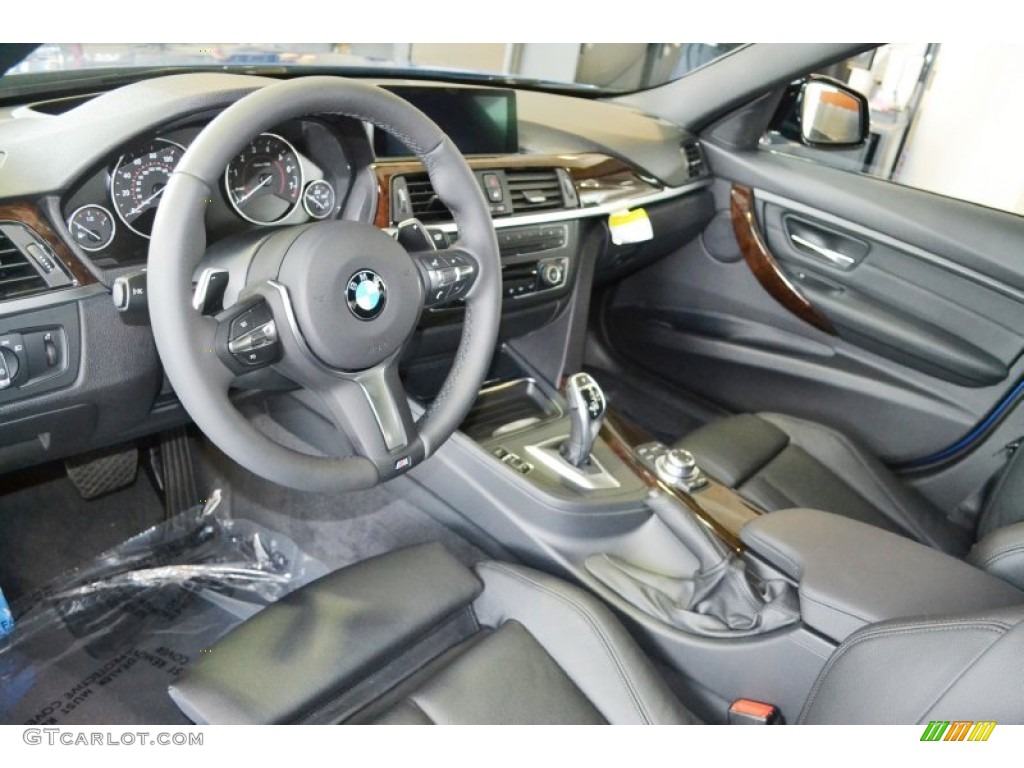 Black Interior 2013 BMW 3 Series 328i Sedan Photo #78655165