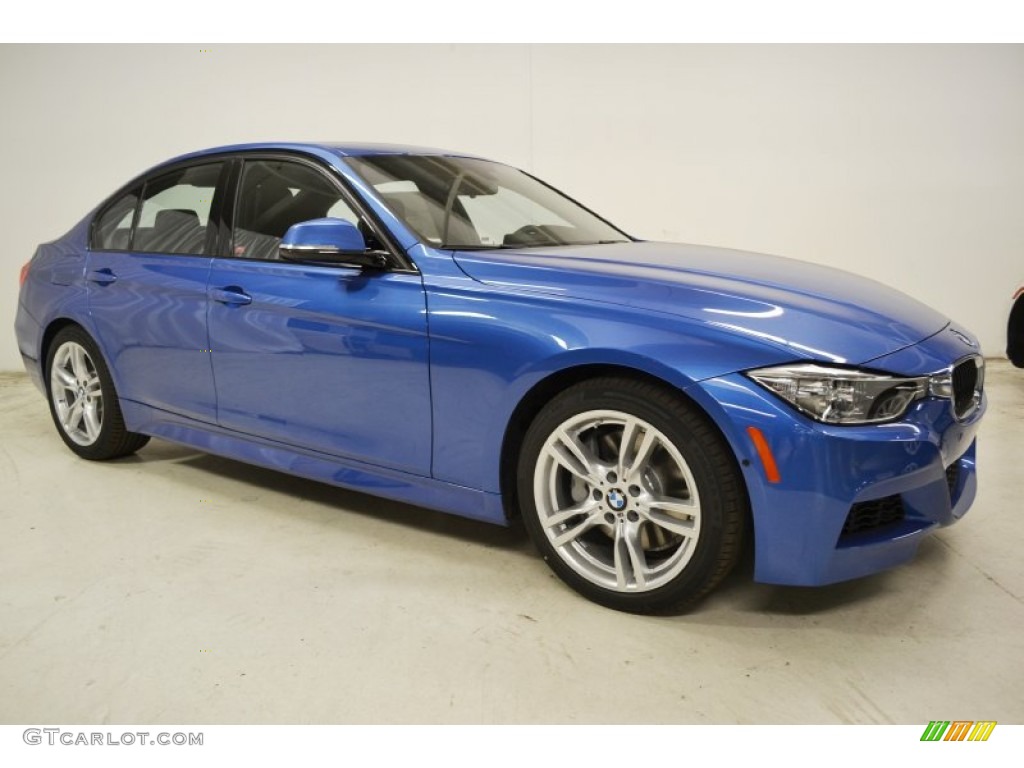 Estoril Blue 2013 BMW 3 Series 335i Sedan Exterior Photo #78655501