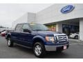 2010 Dark Blue Pearl Metallic Ford F150 XLT SuperCrew 4x4  photo #1