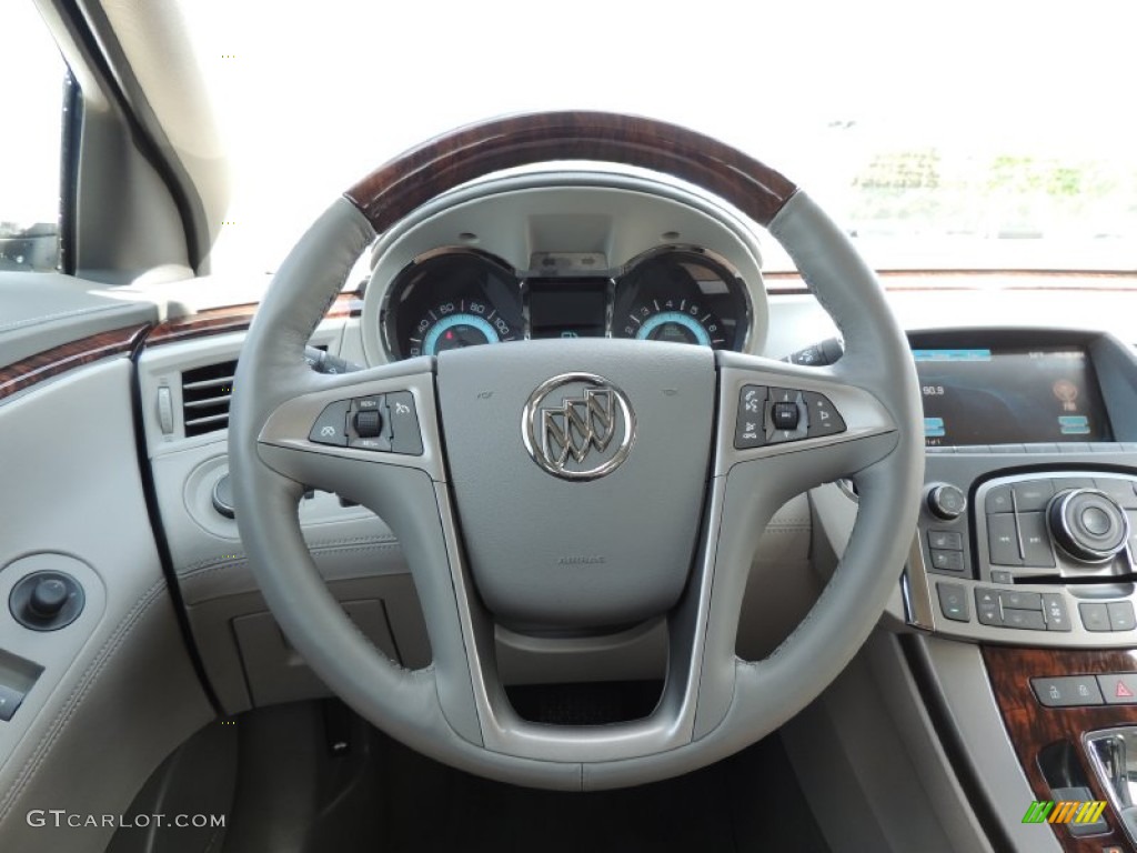 2013 Buick LaCrosse FWD Titanium Steering Wheel Photo #78656403
