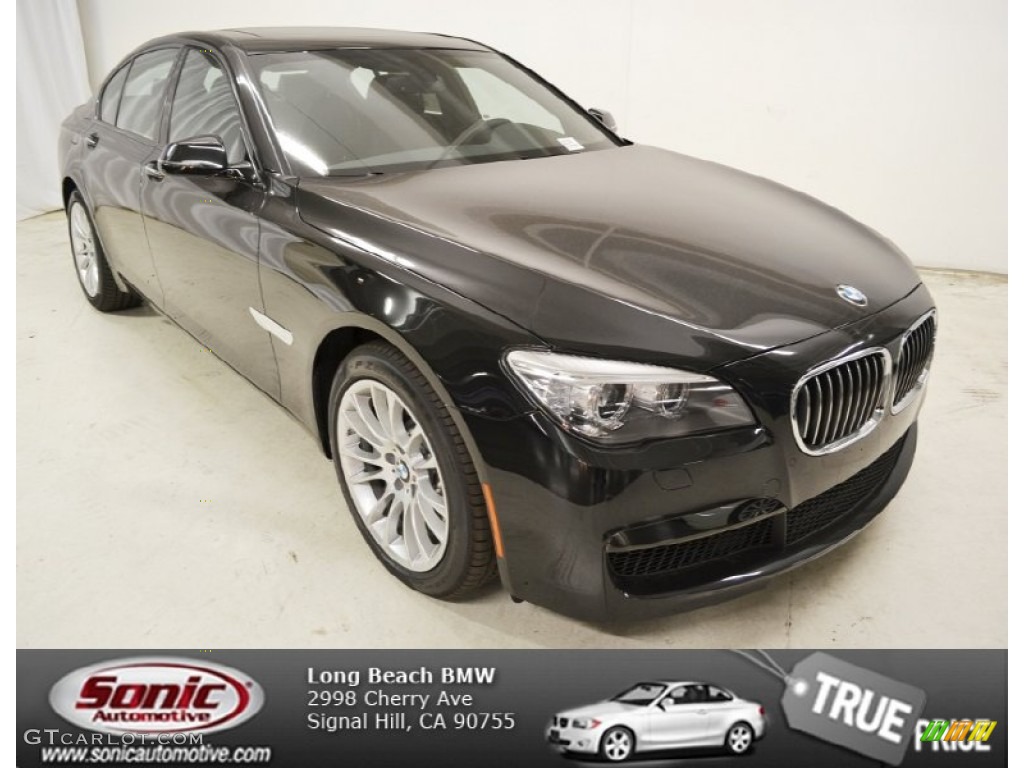 2013 7 Series 750i Sedan - Black Sapphire Metallic / Black photo #1