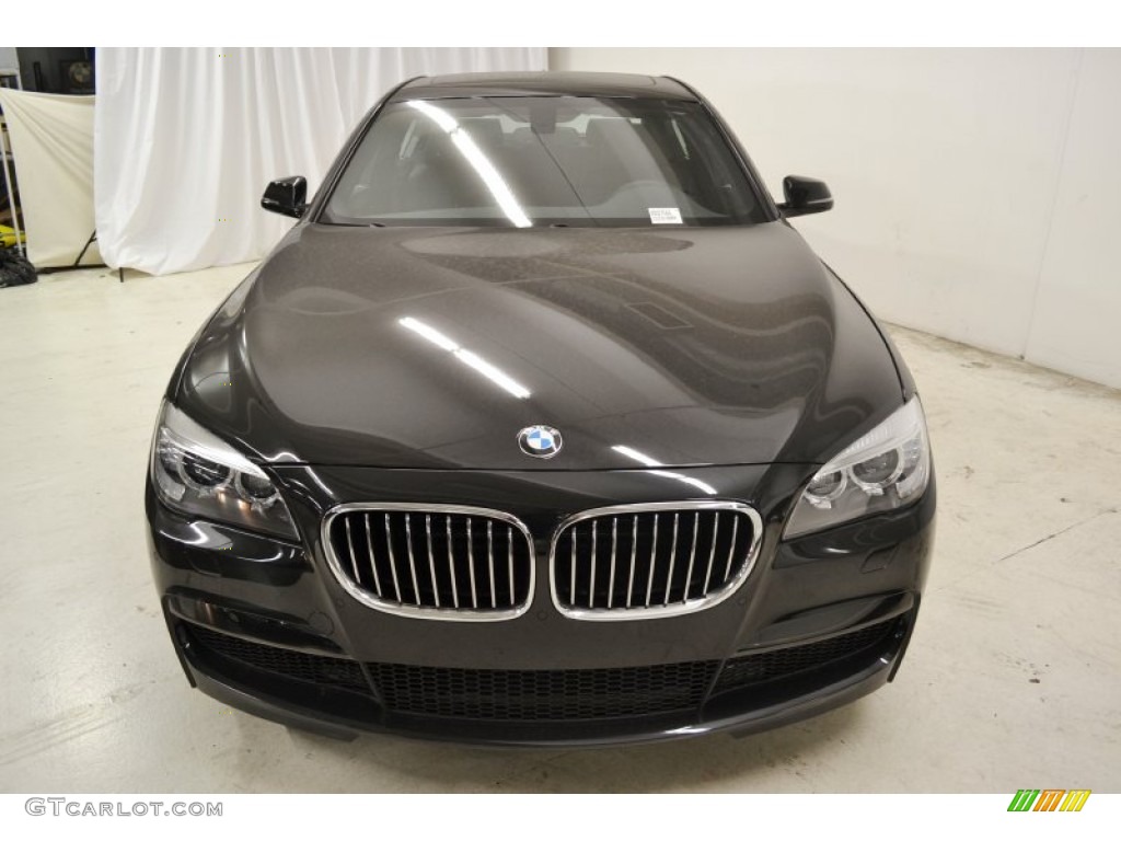 2013 7 Series 750i Sedan - Black Sapphire Metallic / Black photo #4
