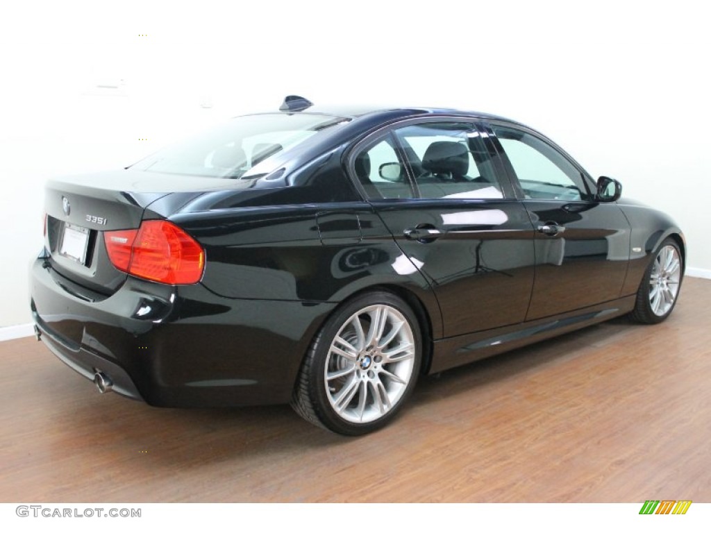 2010 3 Series 335i Sedan - Black Sapphire Metallic / Black photo #3