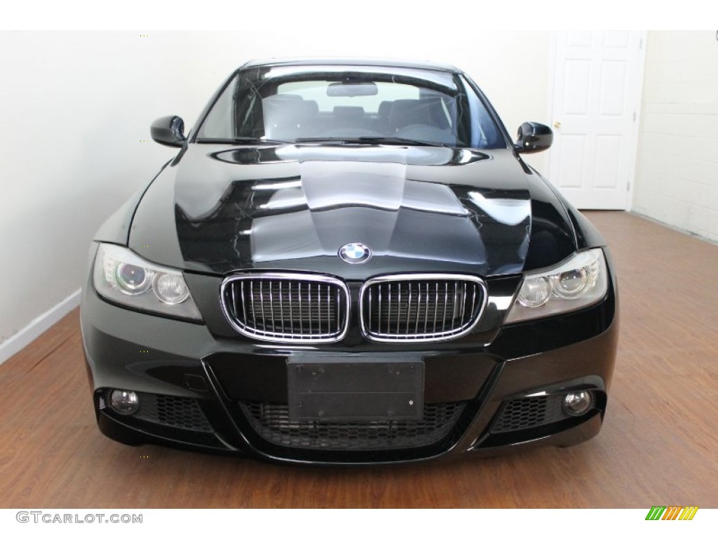 2010 3 Series 335i Sedan - Black Sapphire Metallic / Black photo #7